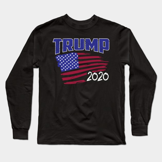 Donald Trump for President Political Campaign 2020 Long Sleeve T-Shirt by PrintArtdotUS